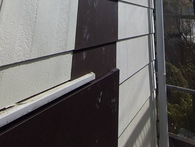 箕輪町N邸ベランダ　板金